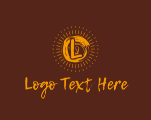 Handwriting - Sun Rays Brush Cosmetics logo design