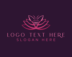 Flower - Lotus Flower Spa logo design