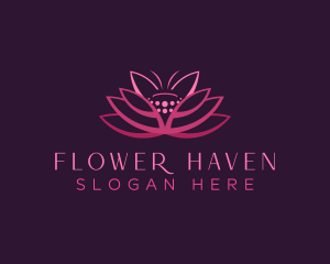 Lotus Flower Spa logo design