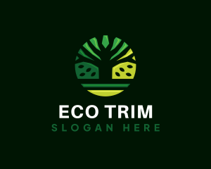 Organic Eco Tree logo design