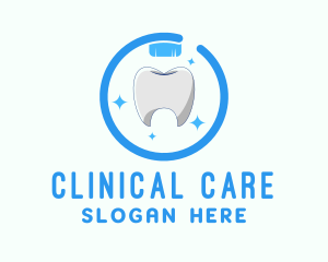 Clean Tooth Toothbrush logo design