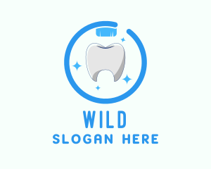 Dentist - Clean Tooth Toothbrush logo design