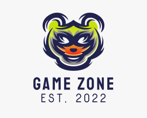 Player - Digital Video Game Bear logo design
