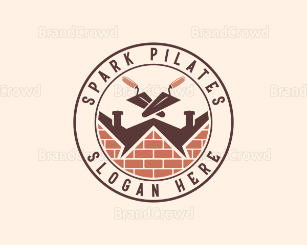 Brick Construction Masonry Logo