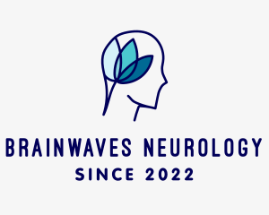 Flower Neurology Mental Health  logo design