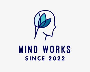 Flower Neurology Mental Health  logo design