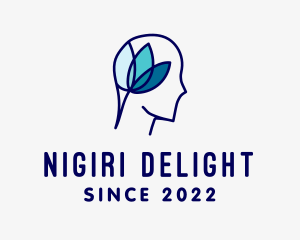 Flower Neurology Mental Health  logo design