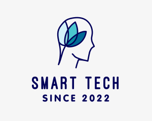 Smart - Flower Neurology Mental Health logo design