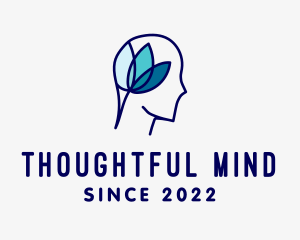 Thinking - Flower Neurology Mental Health logo design