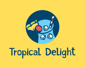 Pineapple - Tropical Party Drink logo design