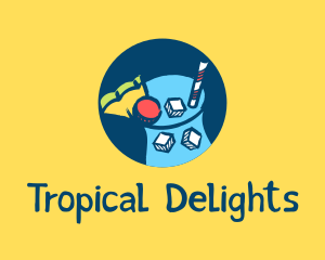 Tropical Party Drink logo design