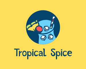 Tropical Party Drink logo design