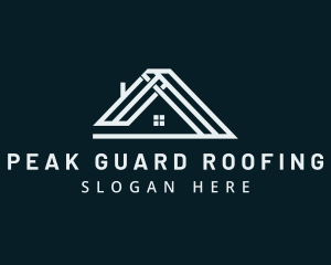 Roof Apartment House logo design