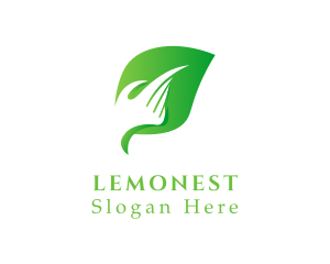 Conservation - Hand Leaf Fingers logo design