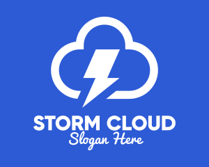 Storm Weather Forecast logo design