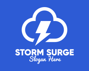 Storm Weather Forecast logo design