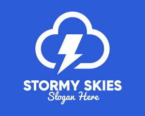 Storm Weather Forecast logo design