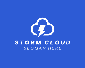 Storm Weather Forecast logo design