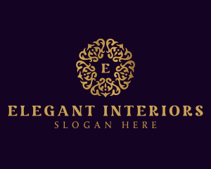 Decorative Luxury Ornament logo design