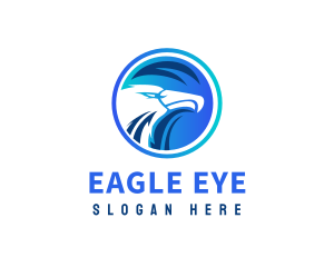 Eagle Aviation Badge logo design