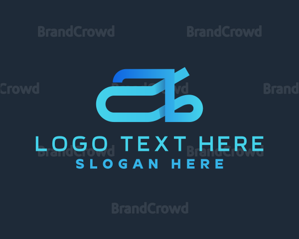 Media Industrial Letter A Logo