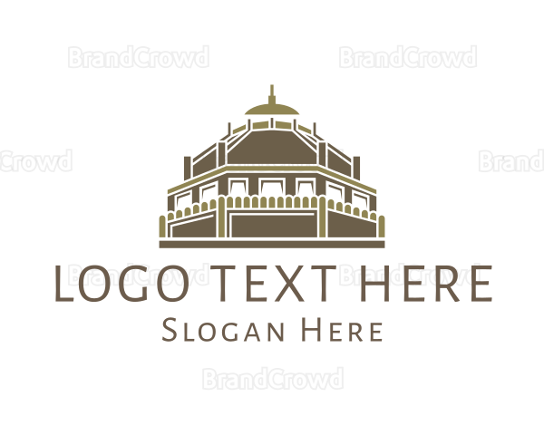 Ancient Basilica Temple Logo