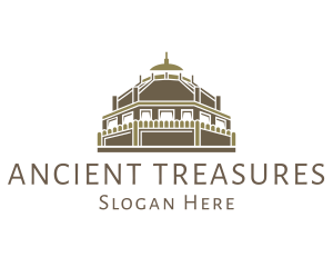 Ancient Basilica Temple  logo design