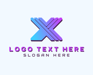 Tech - Modern Digital App logo design