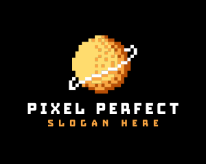 Pixel Gaming Planet logo design