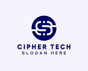 Cryptography - Crypto Dollar Fintech logo design
