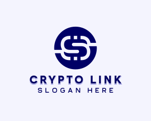 Crypto Dollar Fintech logo design