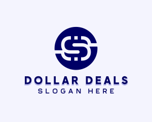 Dollar - Crypto Dollar Fintech logo design