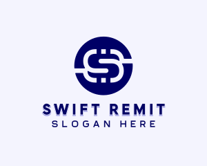 Remittance - Crypto Dollar Fintech logo design