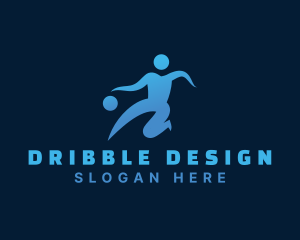 Dribble - Athlete Basketball Sports logo design