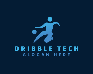Dribble - Athlete Basketball Sports logo design
