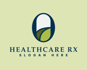 Pharmacist - Organic Pill Letter O logo design