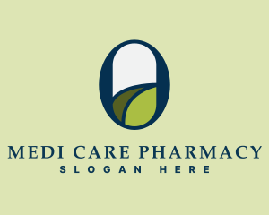 Pharmacist - Organic Pill Letter O logo design