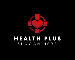 Cross Heart Healthcare logo design