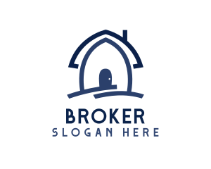 Residential House Broker logo design