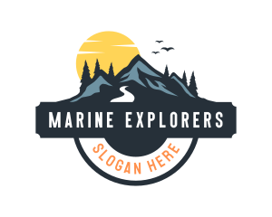 Outdoor Mountain Explorer logo design