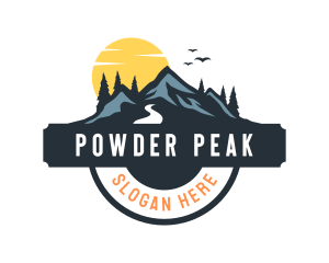 Ski - Outdoor Mountain Explorer logo design