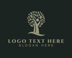 Organization - Holistic Human Tree logo design