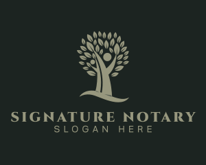 Harvest - Holistic Human Tree logo design