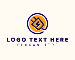 Plug - Electric Power Plug logo design