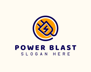 Electric Power Plug logo design