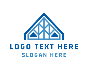 Development - Geometric Roofing Construction logo design