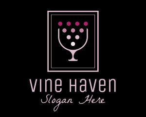 Wine Bar - Night Club Wine Bar logo design