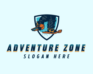 Adventure Skiing Activewear logo design