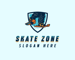 Adventure Skiing Activewear logo design