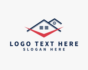 Letter Lc - Realty House Roofing logo design